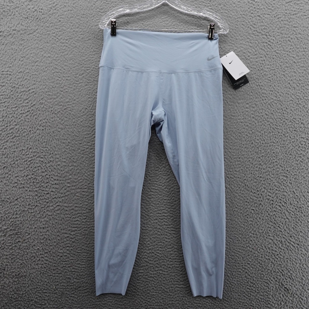 Nike Zenvy Gentle‎ Support High Waisted 7/8 Leggings Large Blue Women Active NWT